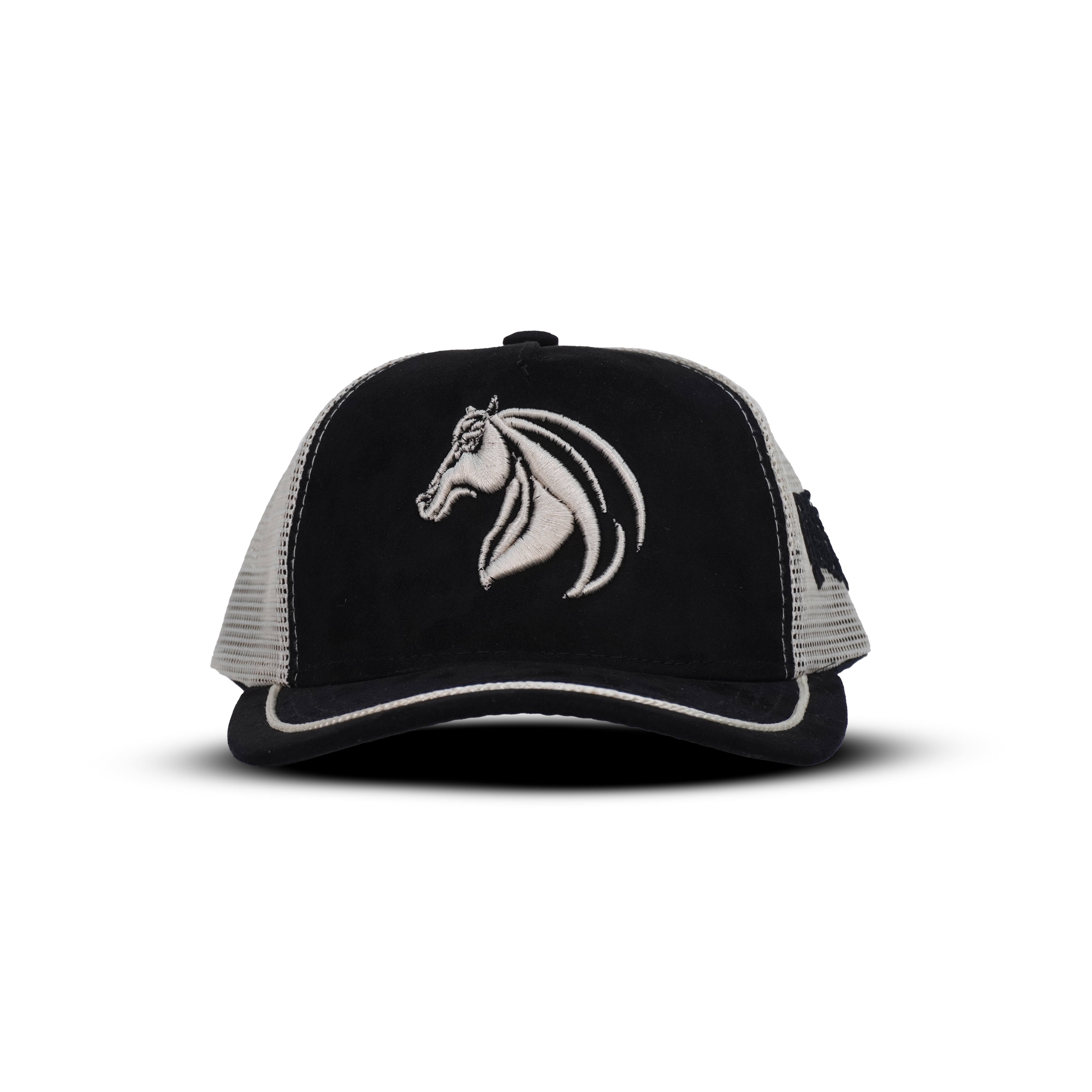 Gorra Negro Beige Agropecuaria – Bordado Caballo